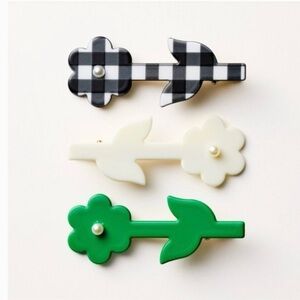 Kate Spade x Target Floral Hair Clip Set.